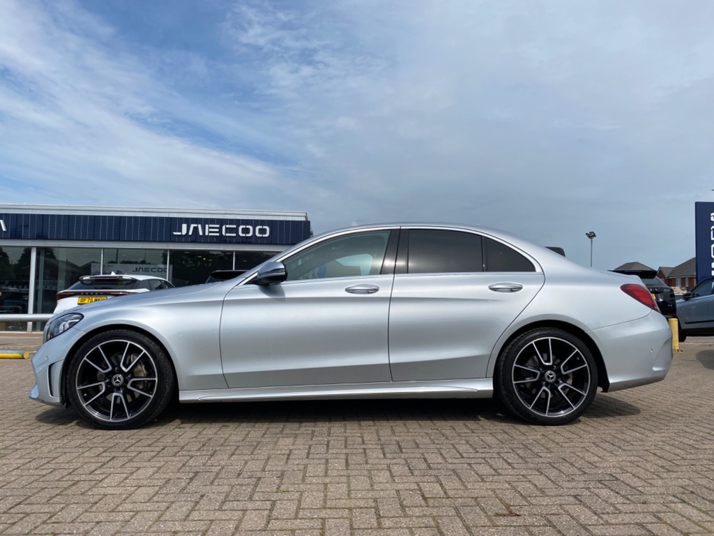 Mercedes-Benz C Class 220 Amg Line Premium D Silver #5