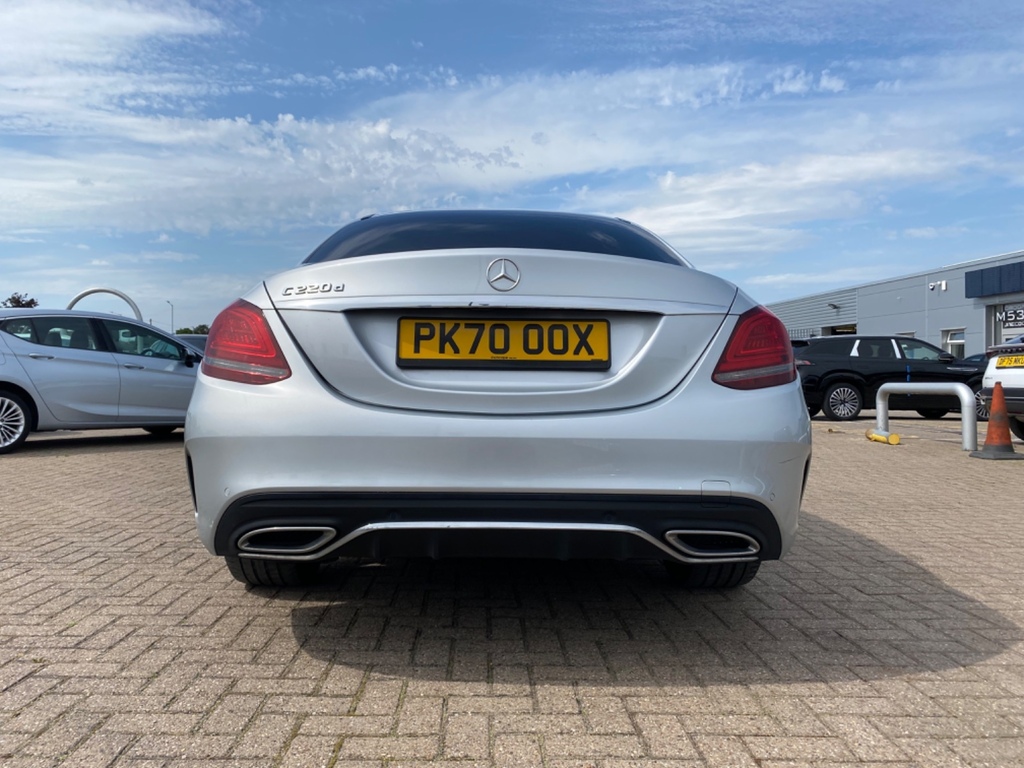 Mercedes-Benz C Class 220 Amg Line Premium D Silver #4