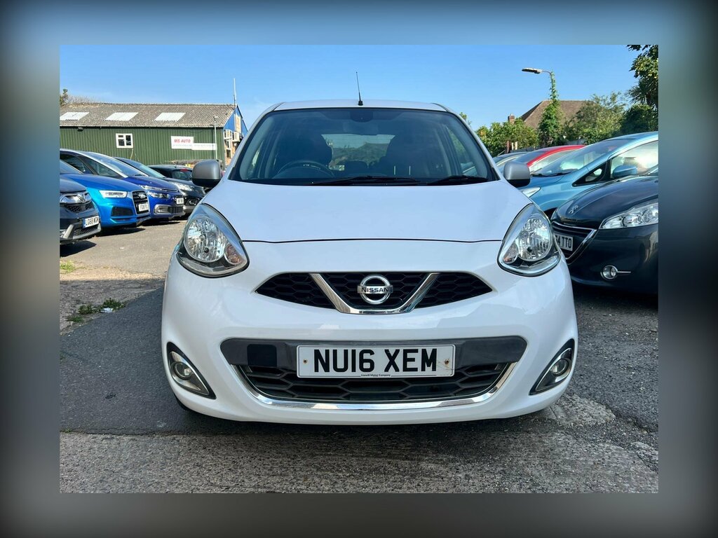 Nissan Micra 1.2 N-tec Cvt Euro 6 White #3