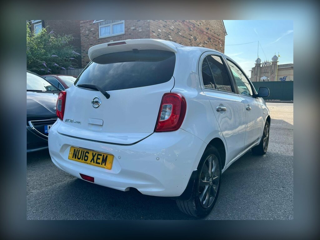 Nissan Micra 1.2 N-tec Cvt Euro 6 White #6