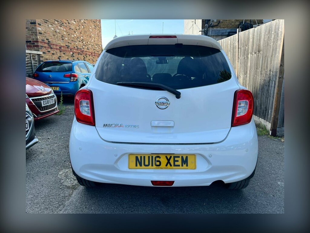 Nissan Micra 1.2 N-tec Cvt Euro 6 White #5