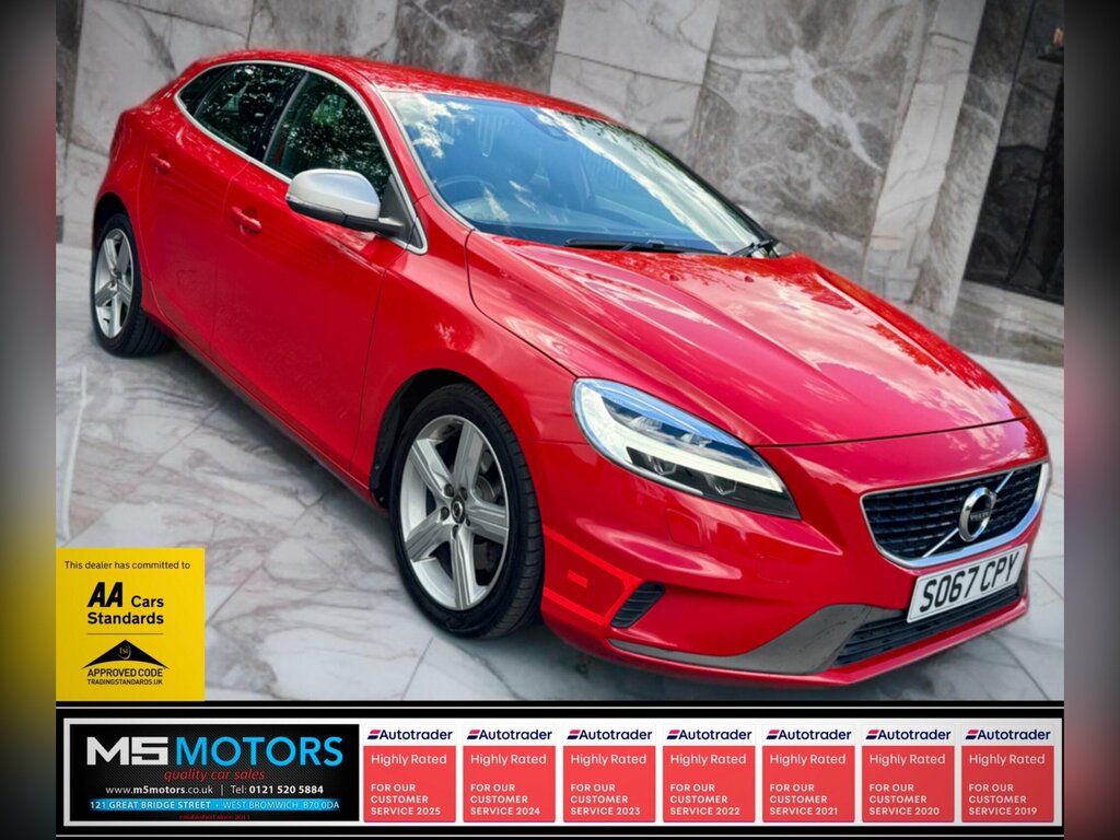 Volvo V40 2.0 T2 R-design Nav Plus Euro 6 Ss Red