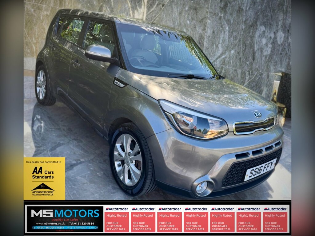 Kia Soul 1.6 Crdi Connect Plus Euro 6 Silver