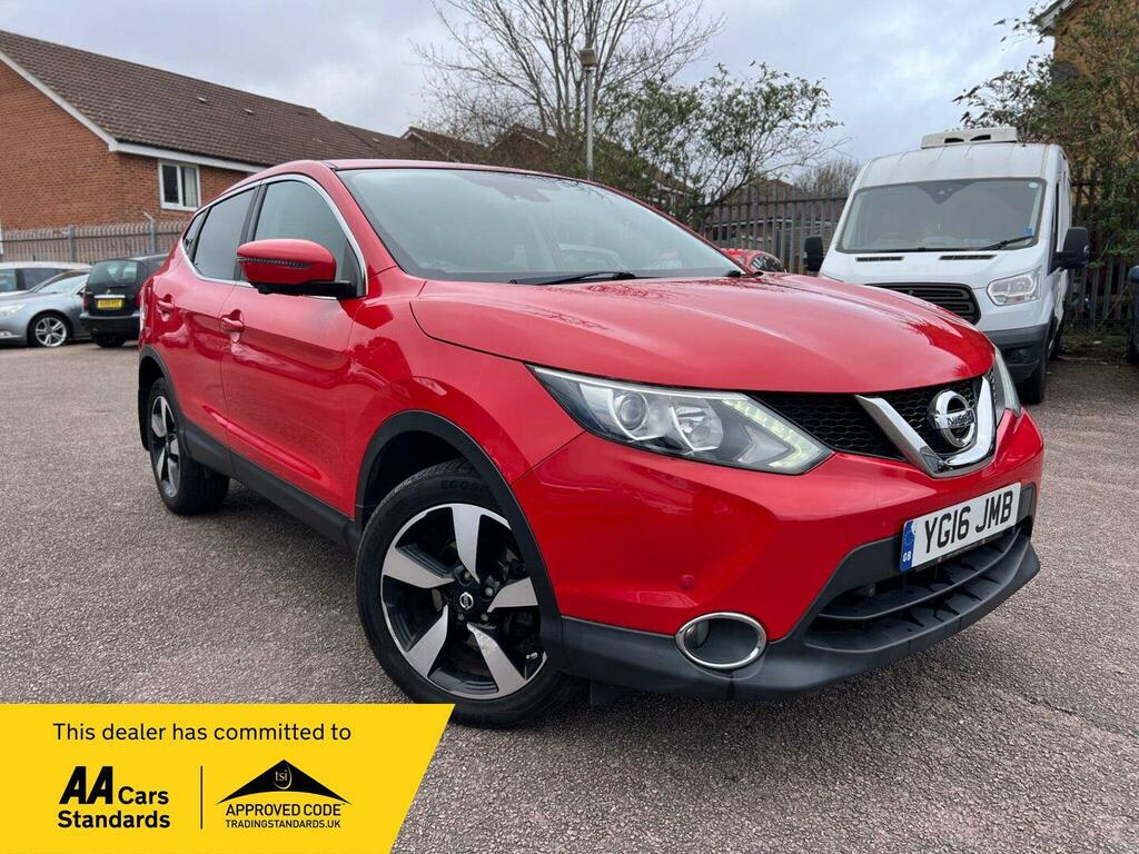 Nissan Qashqai 1.2 Dig-t N-connecta 2Wd Euro 6 Ss YG16JMB Red