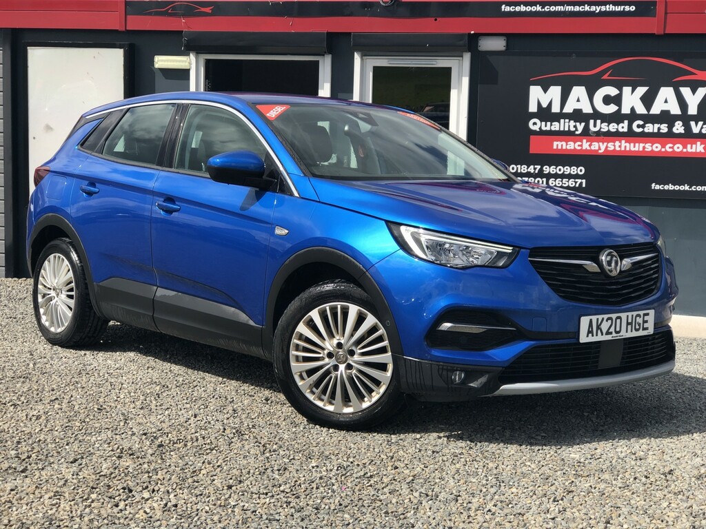 Vauxhall Grandland X Suv 1.5 Turbo D Business Edition Nav 2020 Blue