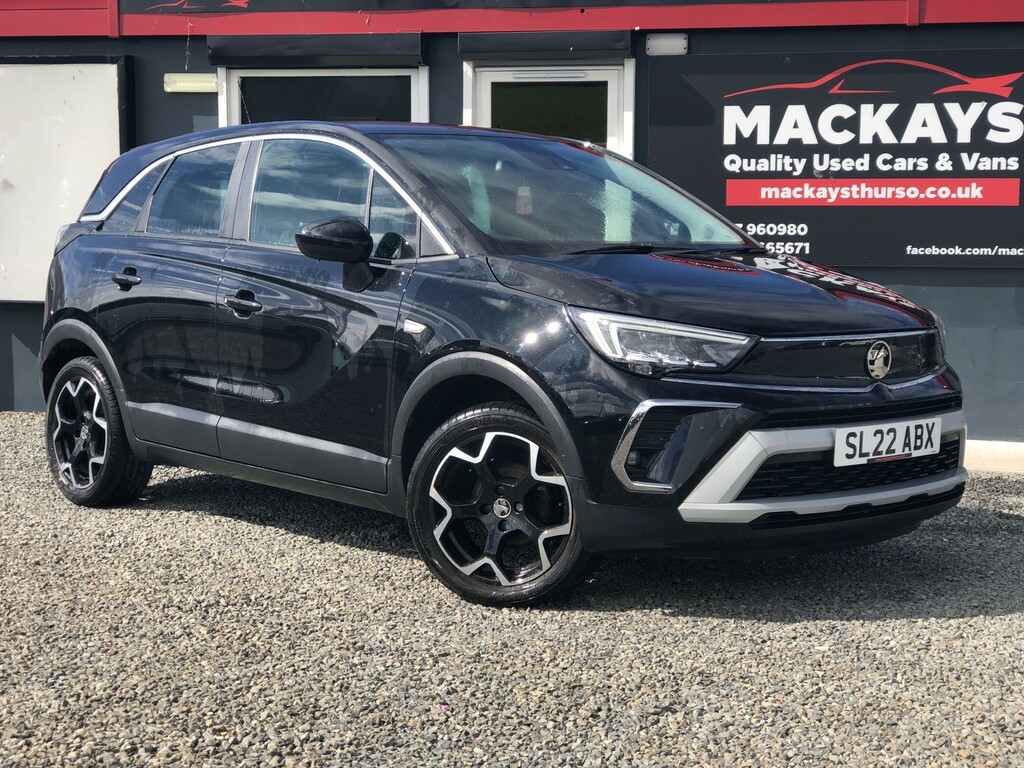 Vauxhall Crossland Suv 1.5 Turbo D Elite Edition 2022 Black