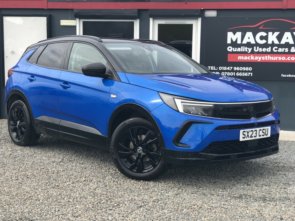 Vauxhall Grandland 1.5 Grandland Gs 1.5D 130Ps 8 Speed Blue