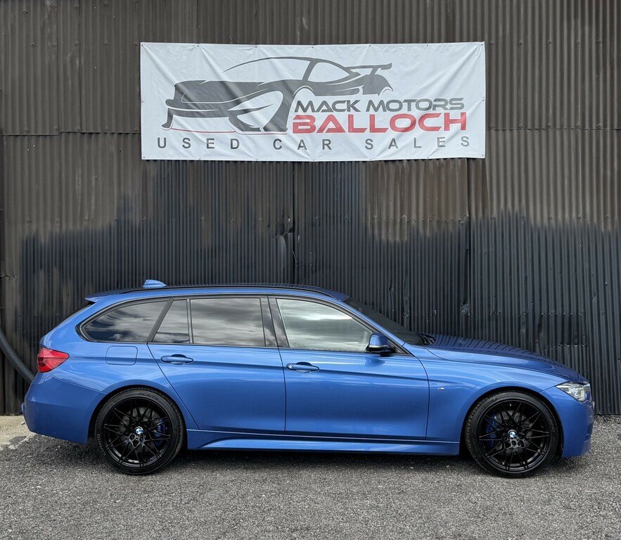 BMW 3 Series Estate 2.0 320D M Sport Touring 2017 JC04WAT Blue #4