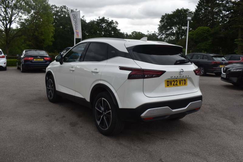 Nissan Qashqai 1.3 Dig-t Mhev Tekna Euro 6 Ss - 2022 22 DV22VTD White #6