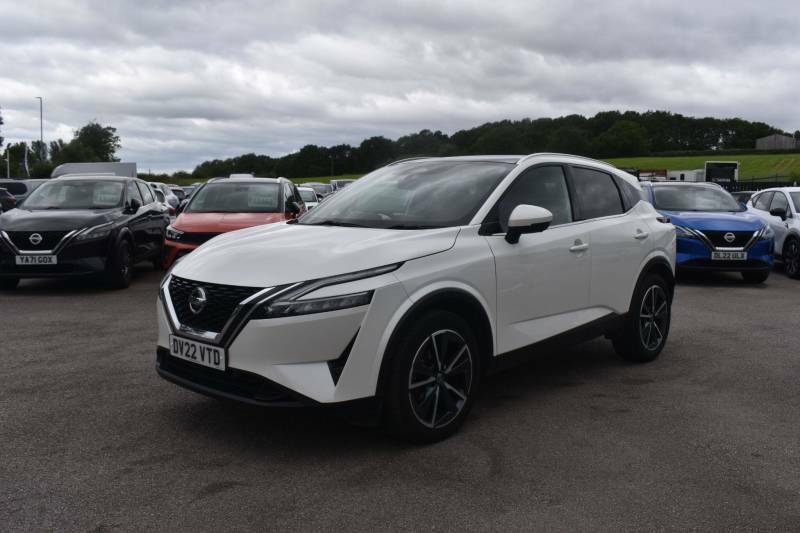 Nissan Qashqai 1.3 Dig-t Mhev Tekna Euro 6 Ss - 2022 22 DV22VTD White #2