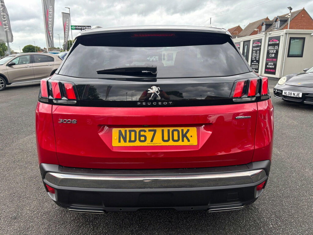 Peugeot 3008 Puretech Ss Gt Line ND67UOK Red #5