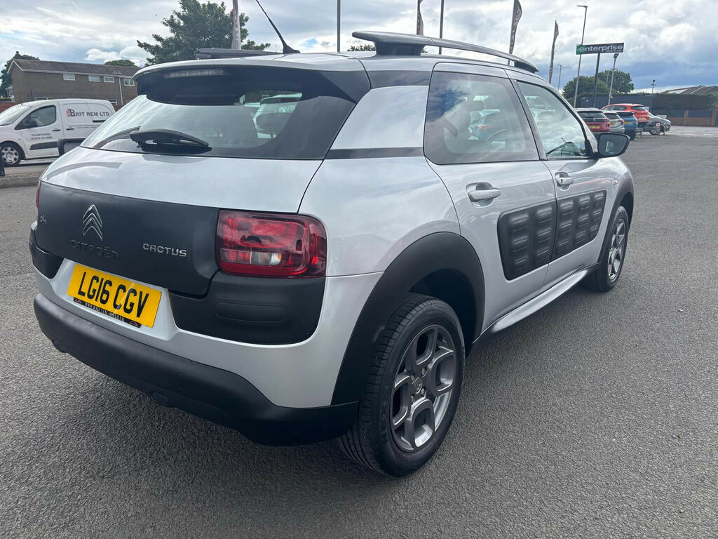 Citroen C4 Cactus 1.6 Bluehdi Feel Hatchback Euro Silver #4