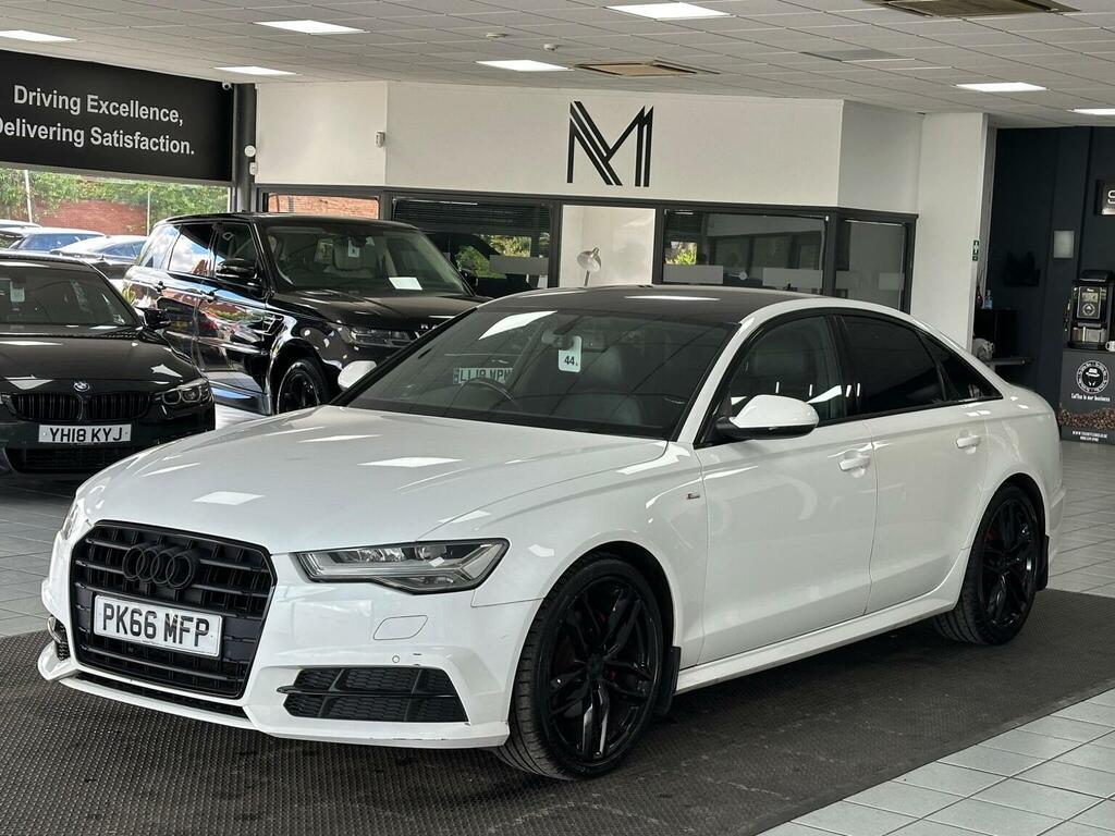 Audi A6 Saloon Saloon 2.0 Tdi Ultra Black Edition S Tronic Euro 6 PK66MFP White #6
