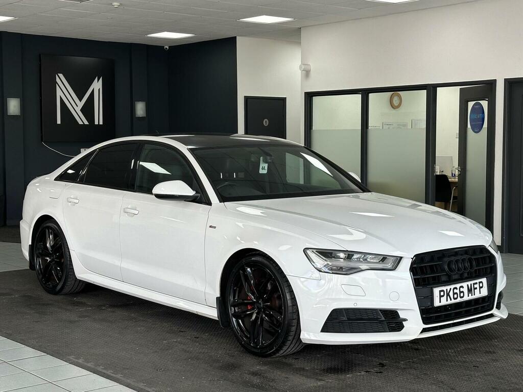 Audi A6 Saloon Saloon 2.0 Tdi Ultra Black Edition S Tronic Euro 6 White