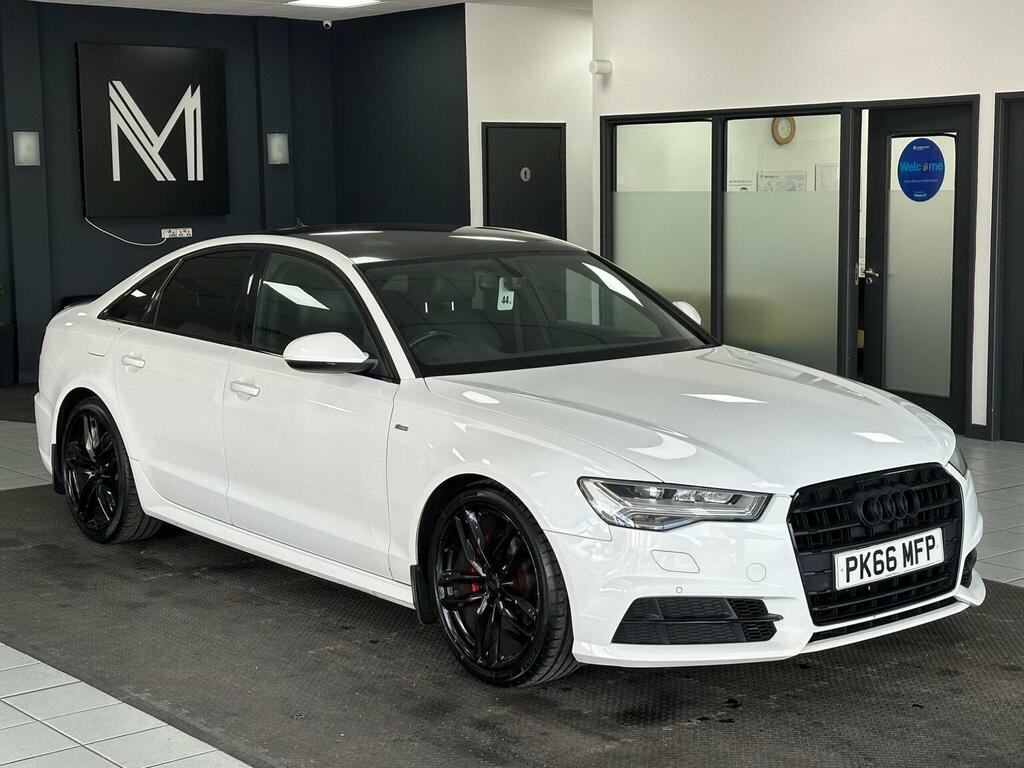 Audi A6 Saloon Saloon 2.0 Tdi Ultra Black Edition S Tronic Euro 6 PK66MFP White #2