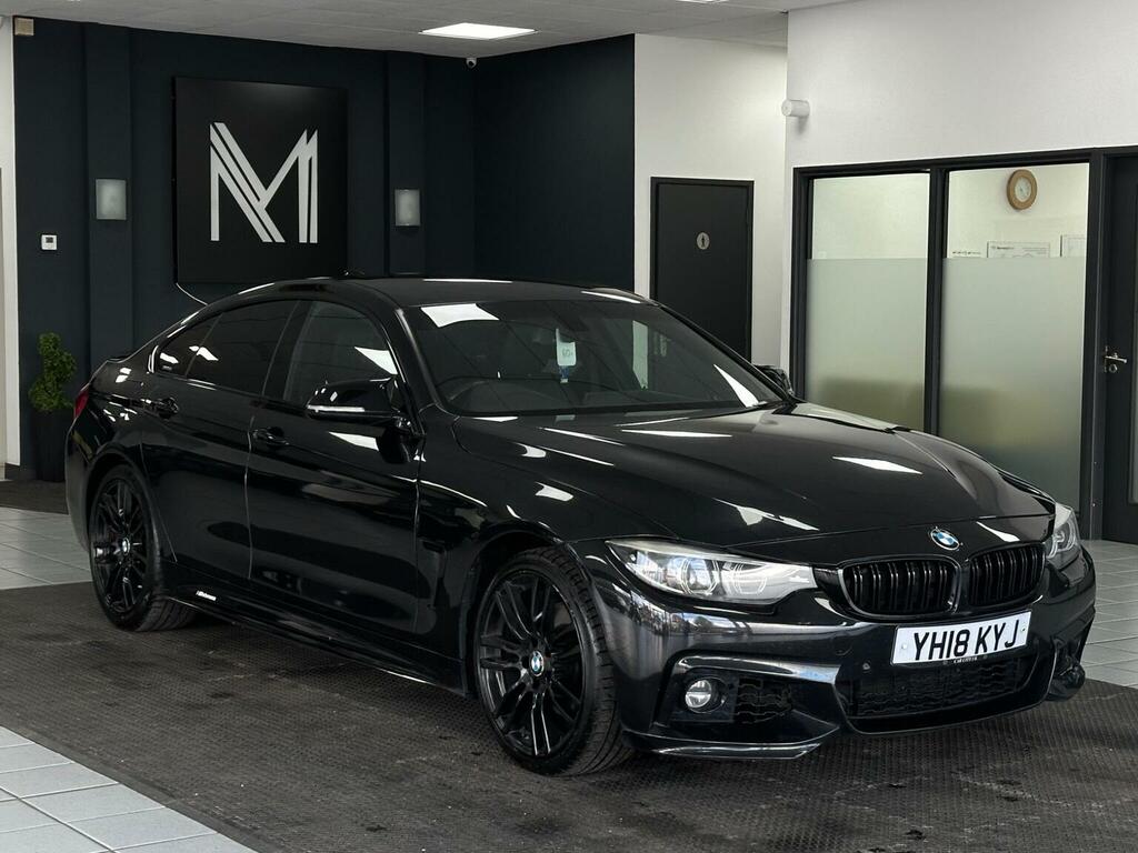 BMW 4 Series Gran Coupe Hatchback 2.0 430I M Sport Euro 6 Ss YH18KYJ Black