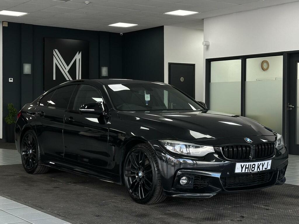 BMW 4 Series Gran Coupe Hatchback 2.0 430I M Sport Euro 6 Ss YH18KYJ Black #3