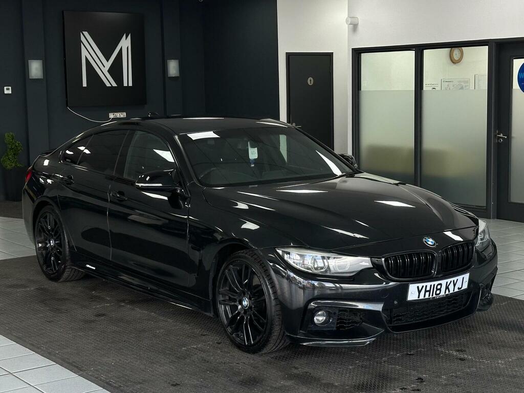 BMW 4 Series Gran Coupe Hatchback 2.0 430I M Sport Euro 6 Ss YH18KYJ Black #2