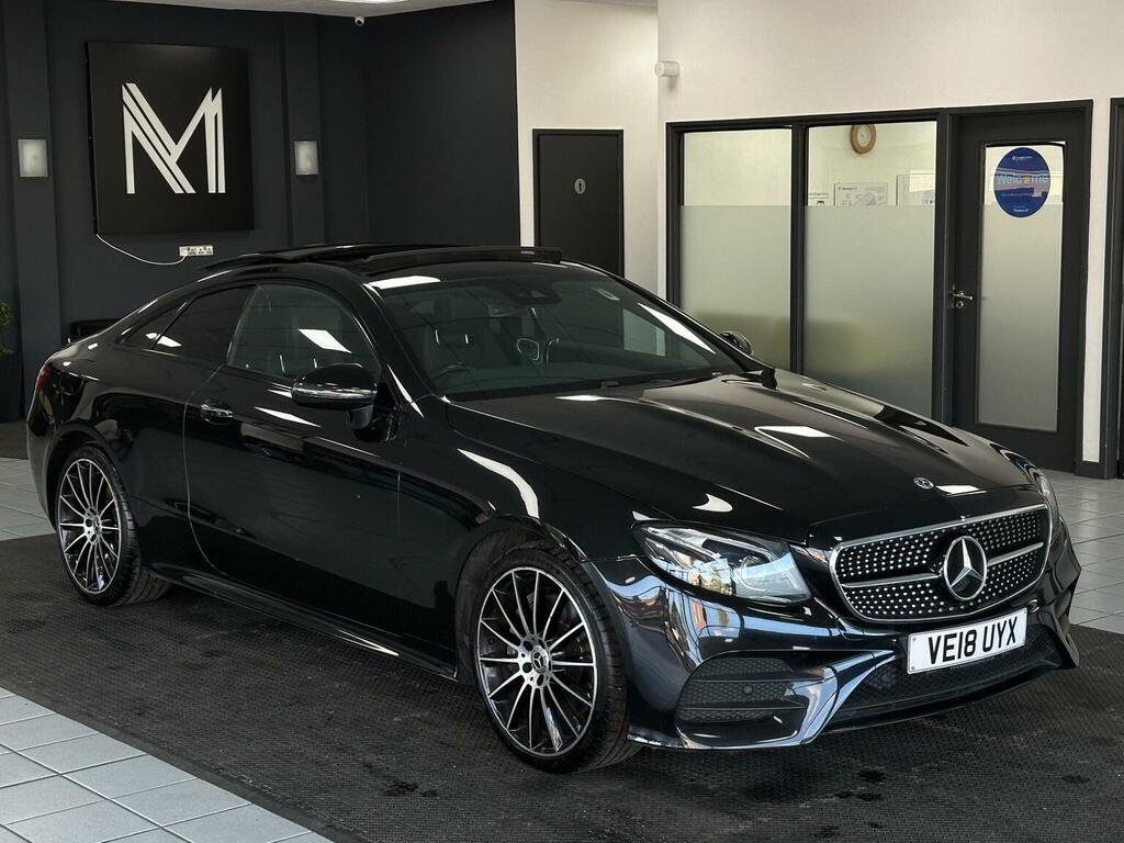 Mercedes-Benz E Class Coupe 3.0 E400 V6 Amg Line Premium Plus G-tronic VE18UYX Black #2