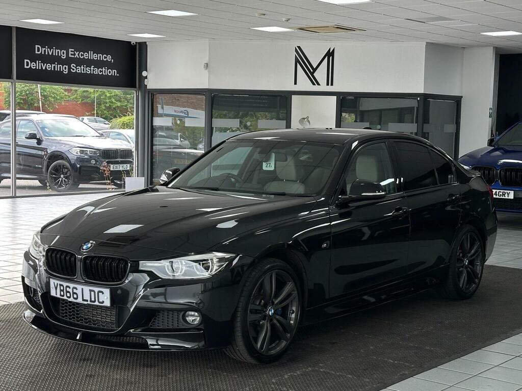 BMW 3 Series Saloon 2.0 320D M Sport Xdrive Euro 6 Ss 4 YB66LDC Black #6