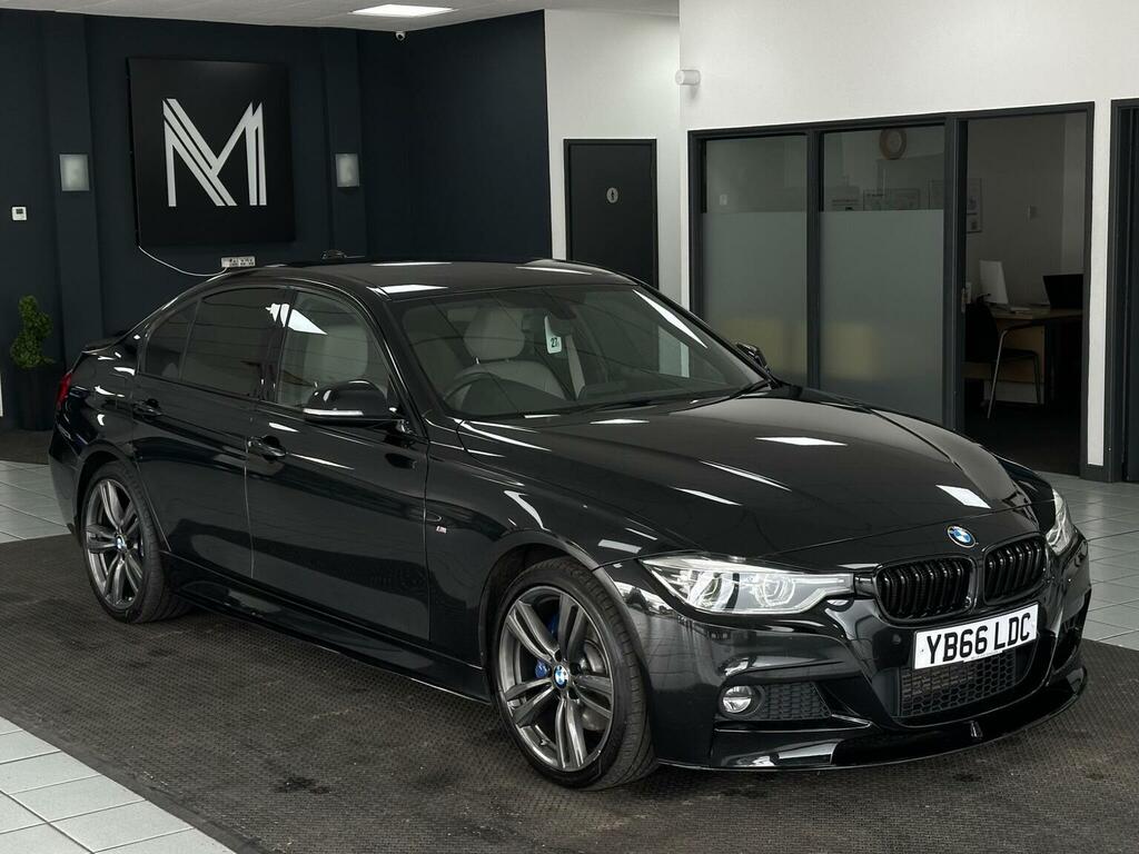 BMW 3 Series Saloon 2.0 320D M Sport Xdrive Euro 6 Ss 4 YB66LDC Black #2