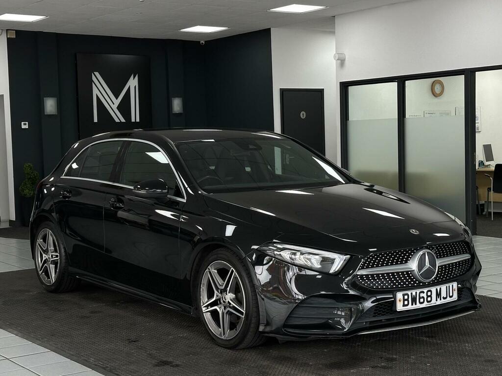 Mercedes-Benz A Class Hatchback 1.5 A180d Amg Line 7G-dct Euro 6 Ss 5 Black