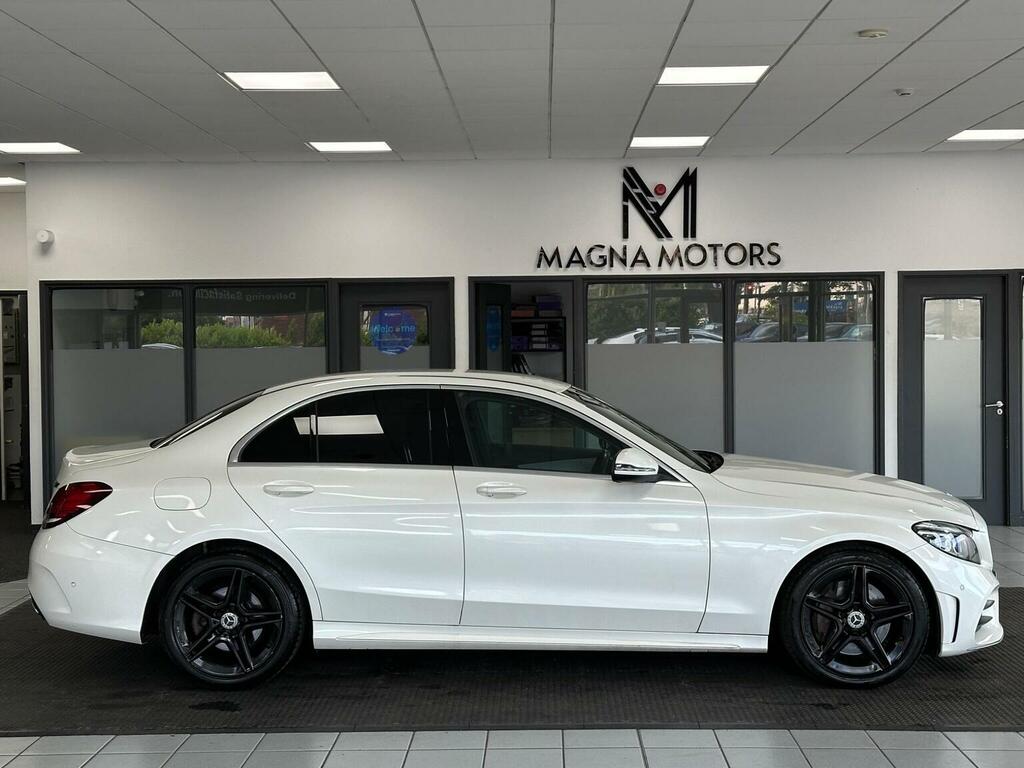 Mercedes-Benz C Class Saloon 2.0 C300 Amg Line Premium G-tronic Euro KS69DGU White #4