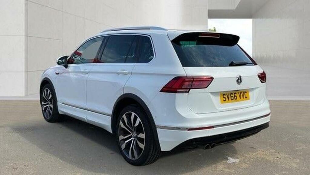 Volkswagen Tiguan 2.0 Tdi Bluemotion Tech R-line Dsg 4Motion Euro 6 White #3