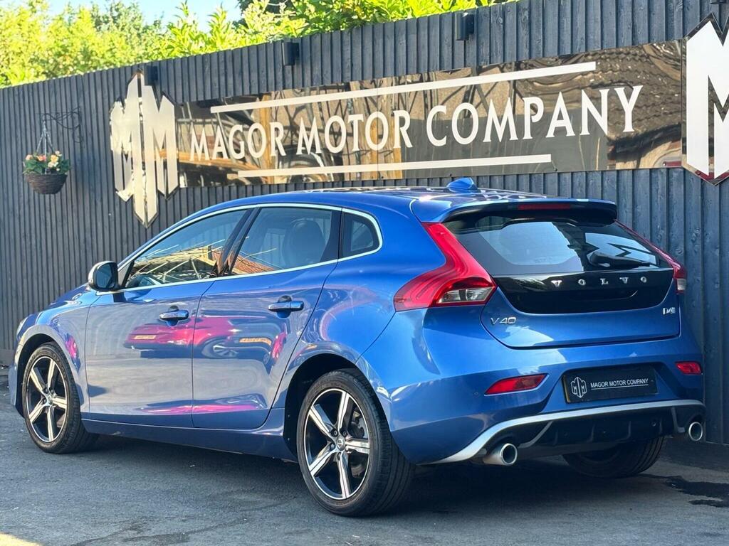 Volvo V40 2.0 D4 R-design Euro 6 Ss 201666 KR66WXP Blue #4