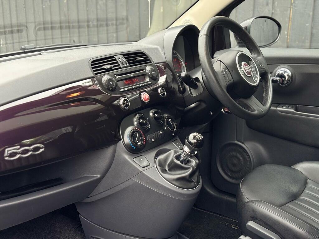Fiat 500 1.2 Lounge Euro 6 Ss 201414 EK14LWS Blue #6