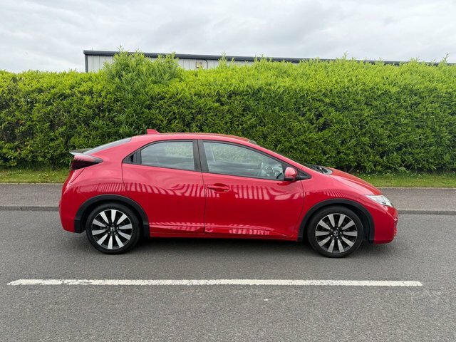 Honda Civic I-vtec Se Plus Navi WM16YGZ Red #3