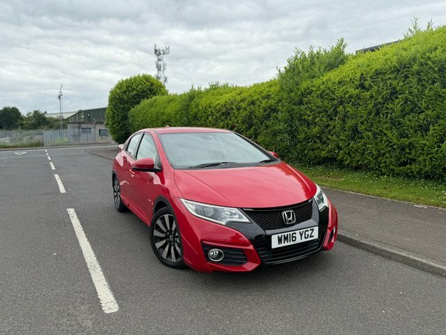 Honda Civic I-vtec Se Plus Navi WM16YGZ Red #2