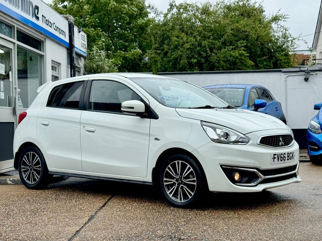 Mitsubishi Mirage Hatchback 1.2 Juro Cvt Euro 6 Ss 201666 White