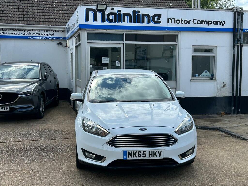 Ford Focus Hatchback 1.5 Tdci Titanium Euro 6 Ss 2015 MK65HKV White #4
