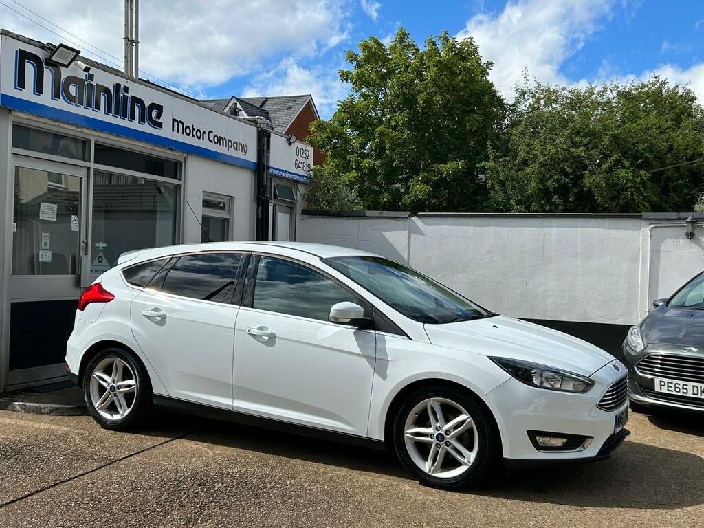 Ford Focus Hatchback 1.5 Tdci Titanium Euro 6 Ss 2015 MK65HKV White