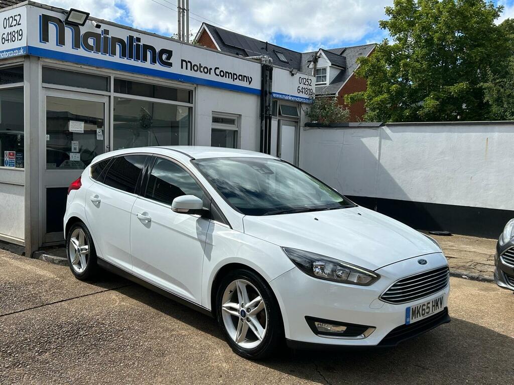 Ford Focus Hatchback 1.5 Tdci Titanium Euro 6 Ss 2015 MK65HKV White #2