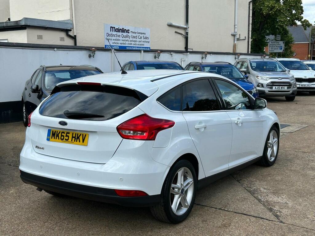 Ford Focus Hatchback 1.5 Tdci Titanium Euro 6 Ss 2015 MK65HKV White #6