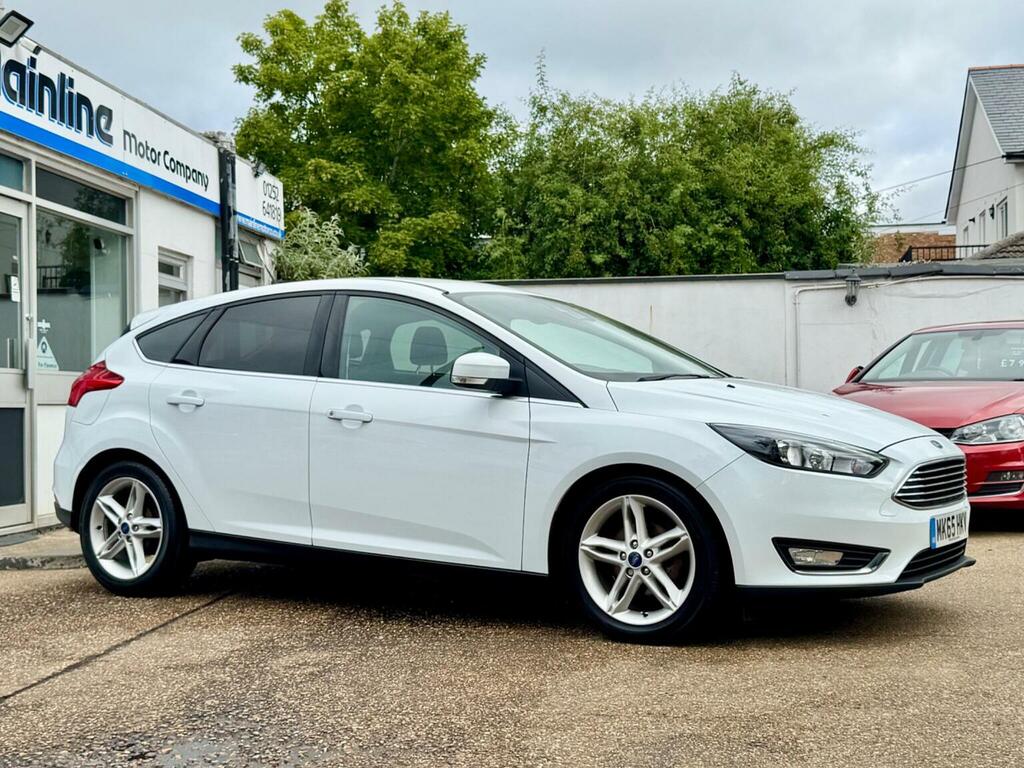 Ford Focus Hatchback 1.5 Tdci Titanium Euro 6 Ss 2015 White