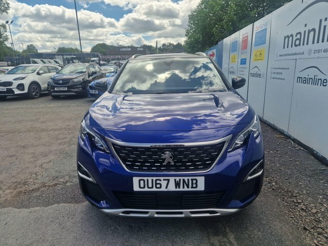 Peugeot 3008 1.2 Puretech Gt Line Euro 6 S S OU67WNB Blue #2