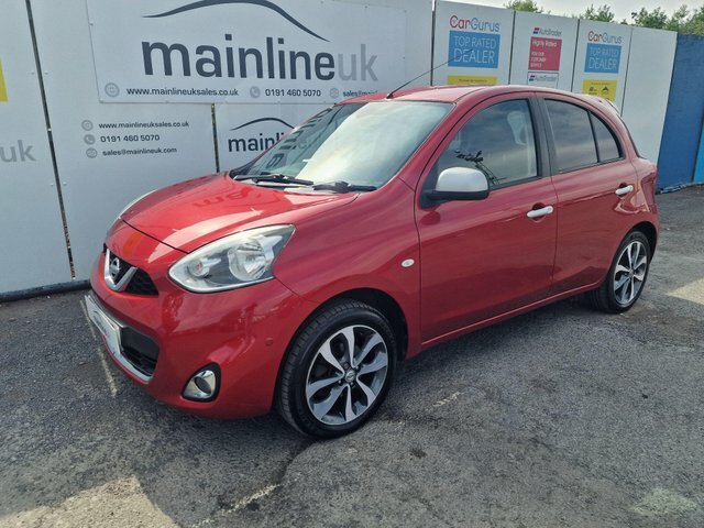 Nissan Micra 1.2 N-tec Euro 6 NG16AYB Red #3