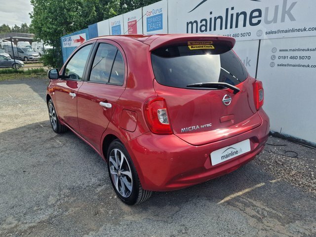 Nissan Micra 1.2 N-tec Euro 6 NG16AYB Red #4
