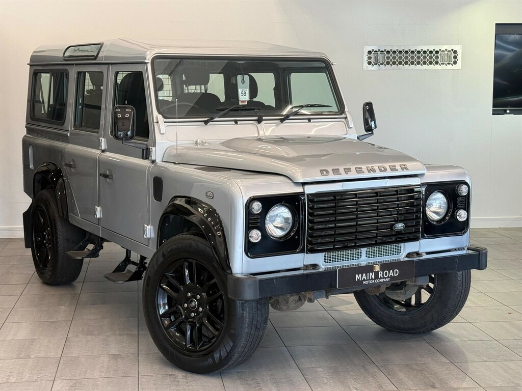 Land Rover Defender 110 2.2 Tdci County Station Wagon 4Wd Mwb Euro 5 WG15ZHH Silver #3