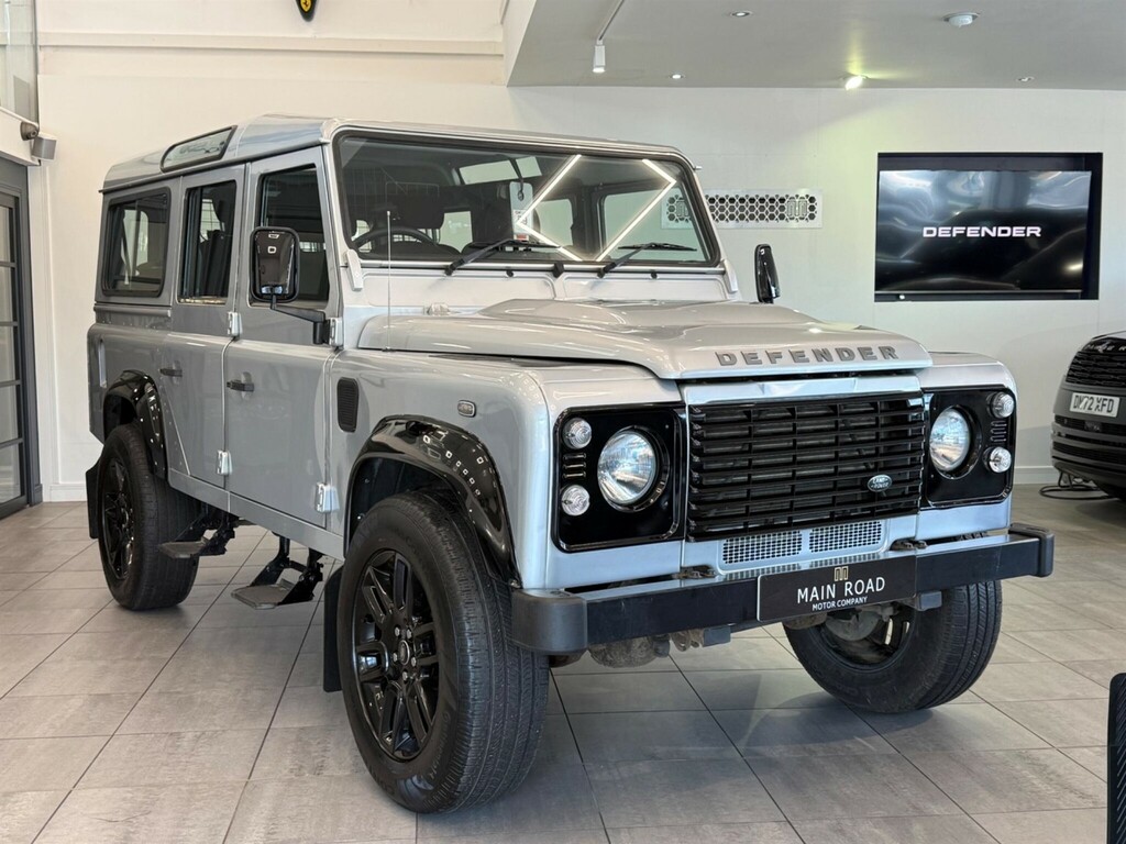 Land Rover Defender 110 2.2 Tdci County Station Wagon 4Wd Mwb Euro 5 WG15ZHH Silver #4