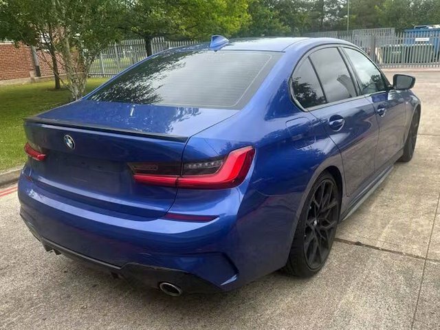 BMW 3 Series 330I M Sport YL19ZGV Blue #3