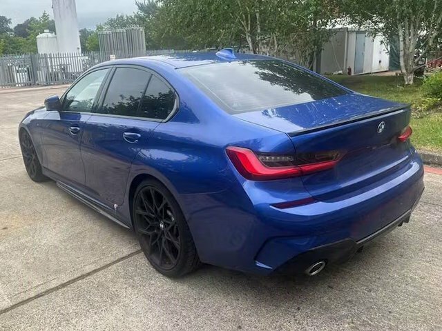 BMW 3 Series 330I M Sport YL19ZGV Blue #4