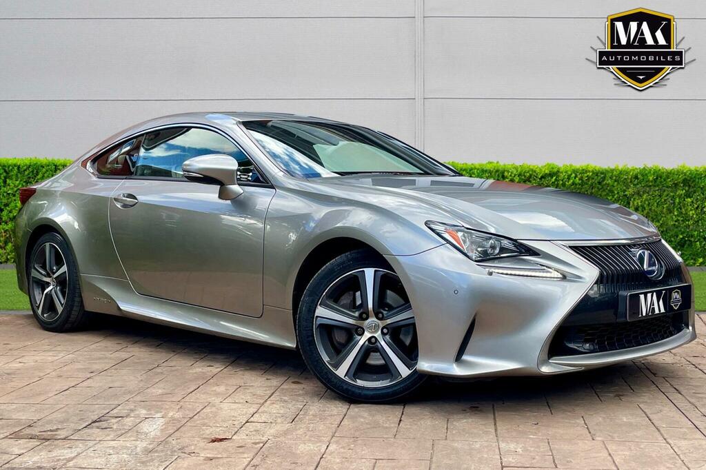 Lexus RC Coupe 2.5 300H Luxury Cvt Euro 6 Ss 20171 Silver