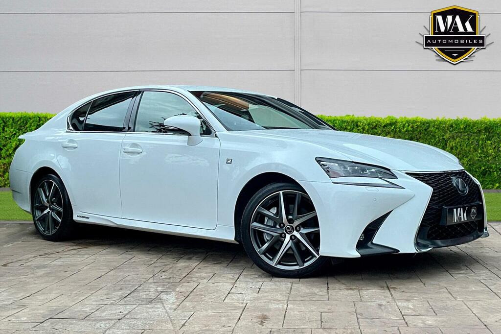 Lexus GS 2.5 300H F Sport Cvt Euro 6 Ss White
