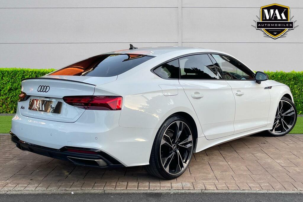 Audi A5 2.0 Tfsi 35 Black Edition Sportback S Tronic Euro White #4