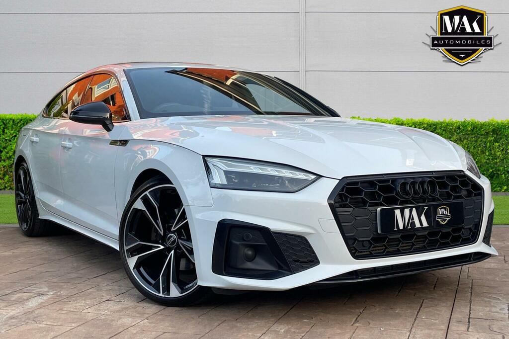 Audi A5 2.0 Tfsi 35 Black Edition Sportback S Tronic Euro White #2