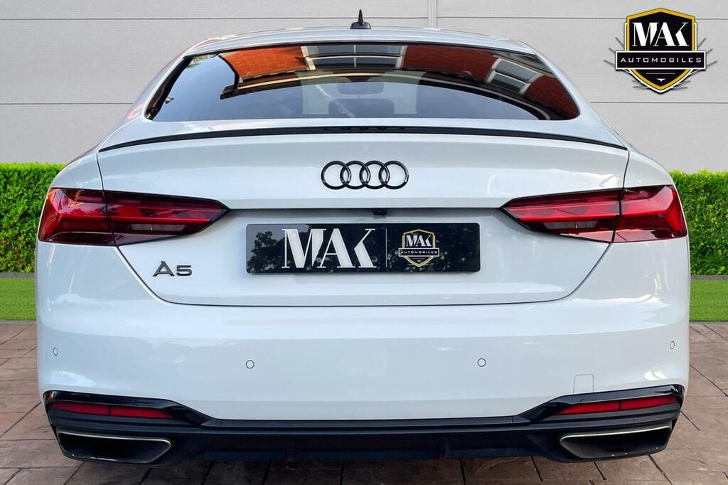 Audi A5 2.0 Tfsi 35 Black Edition Sportback S Tronic Euro White #6